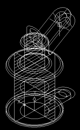 AutoCAD三维转二维的办法（图文教程）,AutoCAD三维转二维的办法,视口,主视图,三维,二维,如图,第13张