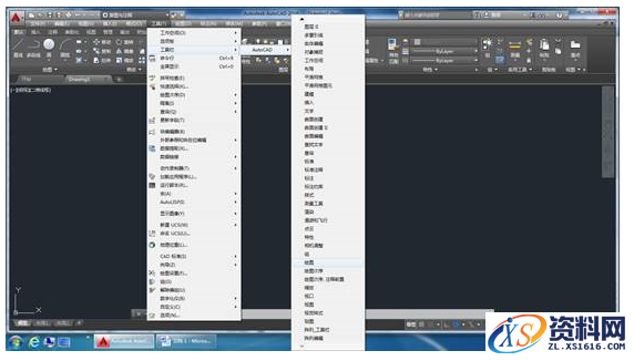 在AutoCAD2016里设置经典界面的方法,AutoCAD2016设置成经典界面的方法,工具,菜单,点击,二维,绘图,第3张