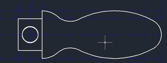 中望CAD绘制手柄（图文教程）,如何用CAD绘制手柄,绘制,教程,CAD,第5张