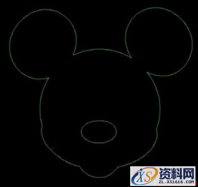 中望CAD绘制米老鼠简笔画（图文教程）,用CAD怎么画一只米老鼠,绘制,教程,第4张
