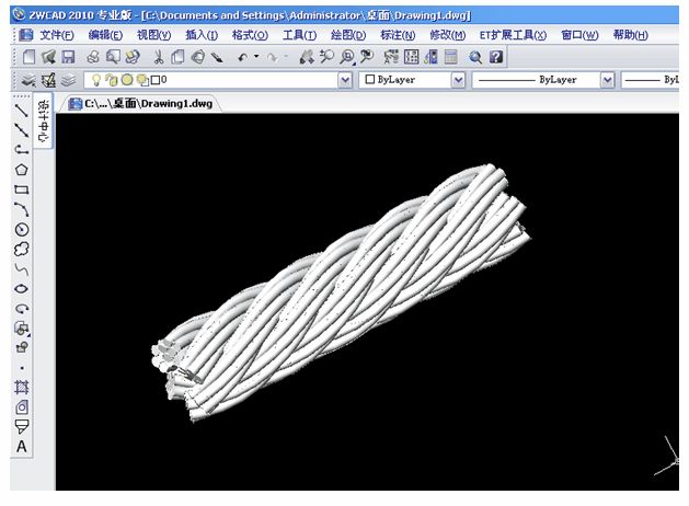 中望CAD制作钢丝绳（图文教程）,中望CAD制作钢丝绳,制作,教程,CAD,第9张