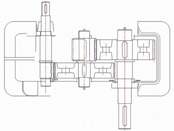 浩辰CAD2011机械_（20）减速器俯视图绘制（图文教程）,浩辰CAD2011机械_（20）减速器俯视图绘制,俯视图,绘制,CAD2011,第2张
