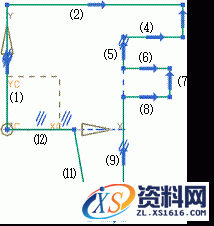 UG基础-端盖草图图文教程,UG基础-端盖草图,草图,线段,如图,约束,第6张
