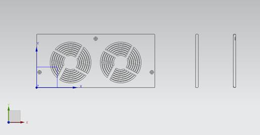 UG建模之面板（图文教程）,UG建模之面板,下图,拉伸,主视图,第3张