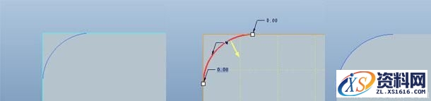 在proe野火版中曲面倒圆角的快速操作方法,如何在proe野火版中曲面倒圆角？,圆角,曲面,修剪,如图,第1张