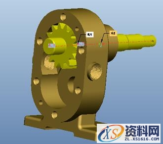 proE齿轮泵零件三维实体设计步骤（图文教程）,proE齿轮泵零件三维实体设计步骤,选择,单击,拉伸,如图,第41张