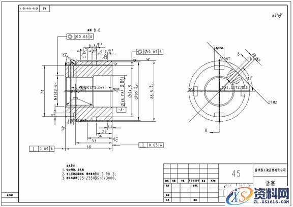 Pro/E工程图教程-(16)活塞工程图（图文教程）,Pro/E工程图教程-(16)活塞工程图,教程,第28张