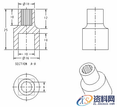 Pro/E基础综合习题（图文教程）,Pro/E基础综合习题,习题,基础,教程,第32张
