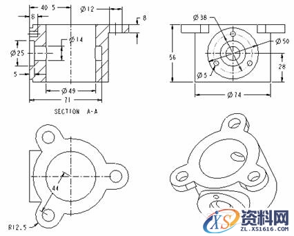 Pro/E基础综合习题（图文教程）,Pro/E基础综合习题,习题,基础,教程,第52张