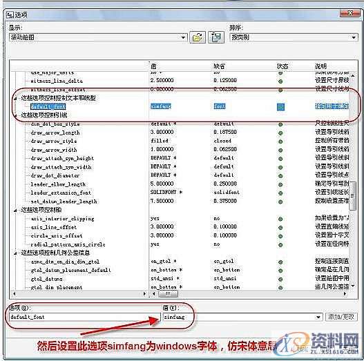 Proe绘制工程图中默认字体的设置方法,设置,mso,字体,设计培训,第11张