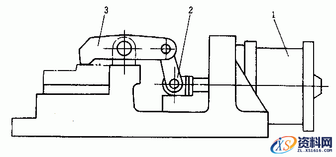 夹具中夹紧装置的组成示意解析图,夹具的夹紧装置的组成,工件,图中,第1张