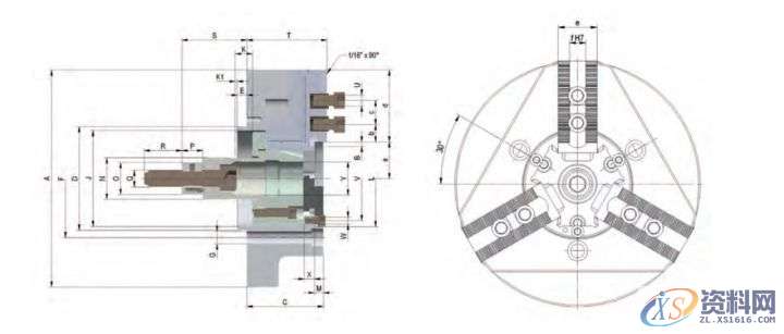 不同卡盘夹紧力、转速的同台对比中实动力卡盘——完全密封，油浴润滑薄膜卡盘——HSK快换爪结构，自定心夹紧后拉式动力卡盘——用于外夹、短锥安装方式浮动卡盘——浮动卡爪，可更换定心件动力复合卡盘——伸缩卡爪，导向型楔心套,第8张