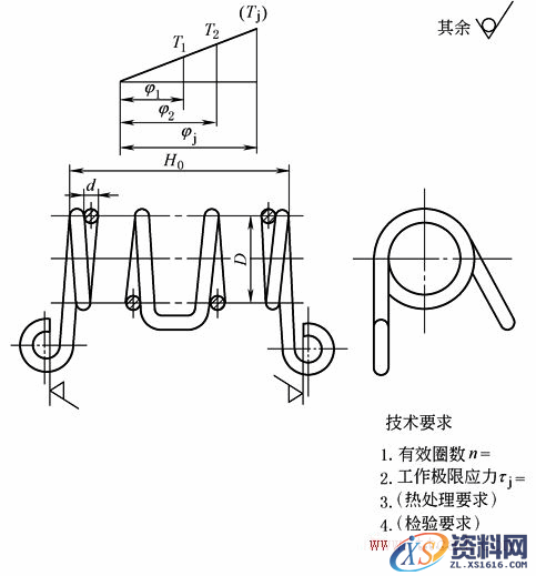 机械制图--弹簧的图样格式(GB/T 4459.4—2003)（图文教程）,2d1d12,制图,格式,第4张
