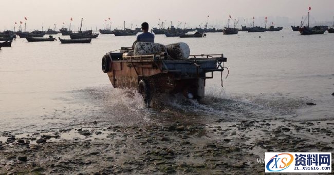 渔夫竟然自己发明了海陆两栖三轮摩托车,小学文化渔民发明海陆两栖三轮摩托车,两栖,三轮,第3张
