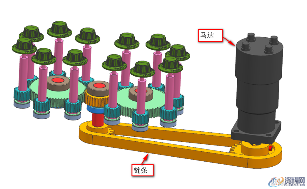 塑胶模具设计－内螺牙产品脱牙机构的原理,齿轮,mso,font,第1张