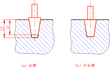 机械制图-6.7 装配结构的合理性简介（图文教程）,机械制图-6.7_装配结构的合理性简介,结构,如图,画法,装配,第7张