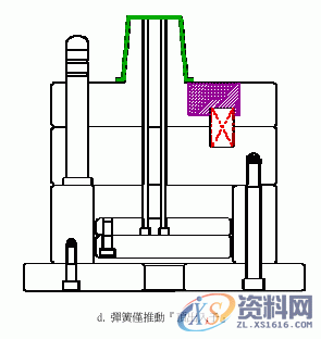 塑胶模具设计－單頂針板組合二次頂出機構,模具设计,塑胶,第5张