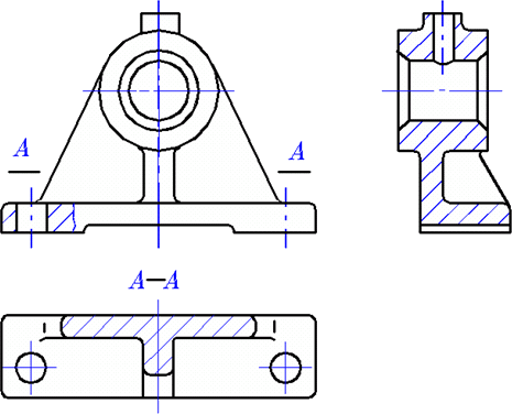 机械制图-2.4零件表达方案举例（图文教程）,机械制图-2.4零件表达方案举例,主视图,视图,结构,第2张