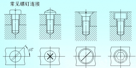cad机械制图螺钉画法（图文教程）,cad机械制图螺钉画法,画法,制图,教程,第1张