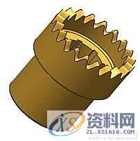 UG模具设计－用UGNX4.0设计波浪形棘轮,模具设计,设计,第1张