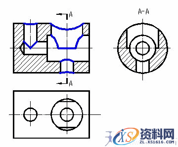 机械制图基础实例解答（4）（图文教程）,机械制图基础实例解答（4）,制图,实例,基础,第8张