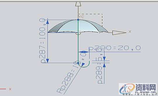 UG模具设计－UG雨伞的三维模型建模实例,UG建模之雨伞,三维,模具设计,建模,实例,第18张
