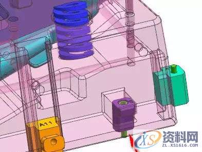 模具设计技巧之前模“弹滑块”的做法与参考,模具设计,参考,技巧,第5张