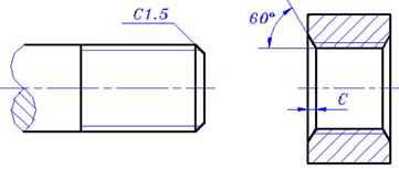 机械制图－螺纹局部结构（图文教程）,机械制图－螺纹局部结构,螺纹,制图,结构,第1张