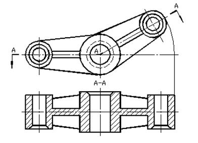 七、机件表达方法|AutoCAD机械制图教程（图文教程）,七、机件表达方法|AutoCAD机械制图教程,剖视图,视图,画法,机件,第20张