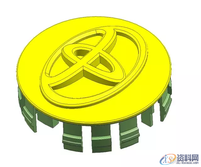 丰田标志注塑模具设计之浇注系统的确定,模具设计,注塑,第2张