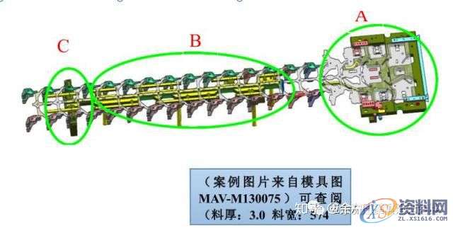 五金模具设计：五金汽车钢板连续模结构设计抬料脱料标准,模具设计,结构设计,第14张