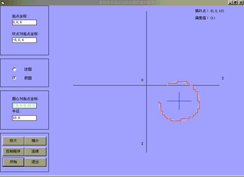 数控机床操作教程-(4)轮廓控制原理实验（图文教程）,数控机床操作教程-(4)轮廓控制原理实验,圆弧,偏差,第15张