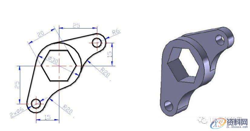 CNC数控编程——UG编程画图建模图纸分享，收藏后再也不用担心没有练习图啦！ ...,画图,建模,图纸,数控,第19张