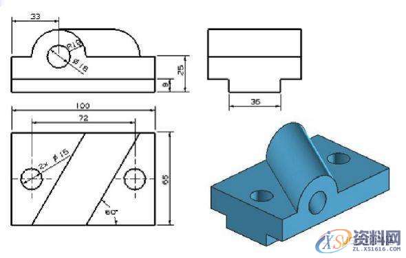 CNC数控编程——UG编程画图建模图纸分享，收藏后再也不用担心没有练习图啦！ ...,画图,建模,图纸,数控,第28张