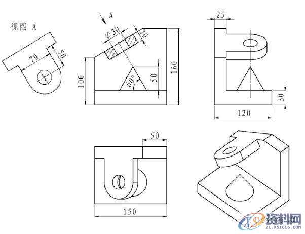 CNC数控编程——UG编程画图建模图纸分享，收藏后再也不用担心没有练习图啦！ ...,画图,建模,图纸,数控,第32张