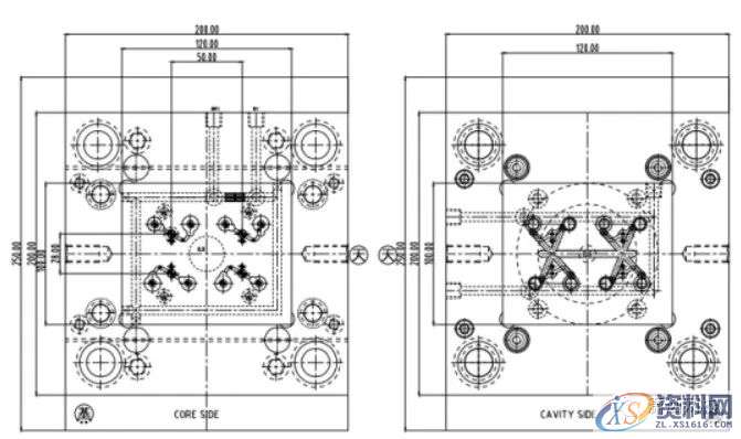 打印机按键塑胶双色模设计案例及要点分析,要点,打印机,塑胶,第4张