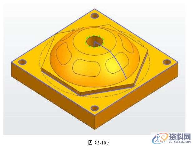UG编程圆弧盘类零件的建模与加工实例详解,加工,创建,进行,如图,第22张
