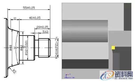 UG数控编程的12个快速指令代码你必须记牢！1、G00 快速定位指令2、G01直线插补指令3、G02顺时针圆弧插补指令4、G03 逆时针圆弧插补指令5、G90 外圆、内圆车削循环指令6、G71 外圆粗车循环指令7、G73封闭切削循环指令8、G72 端面粗车循环指令9、G74 端面深孔加工循环指令10、G75 外圆、内圆切槽循环指令11、G92 螺纹切削循环指令12、G76 复合型螺纹切削循环指令（ 3 ）圆弧车刀刀具切削沿位里的确定数控车床采用刀尖圆弧补偿进行加工时，如果刀具的刀尖形状和切削时所,圆弧,第7张