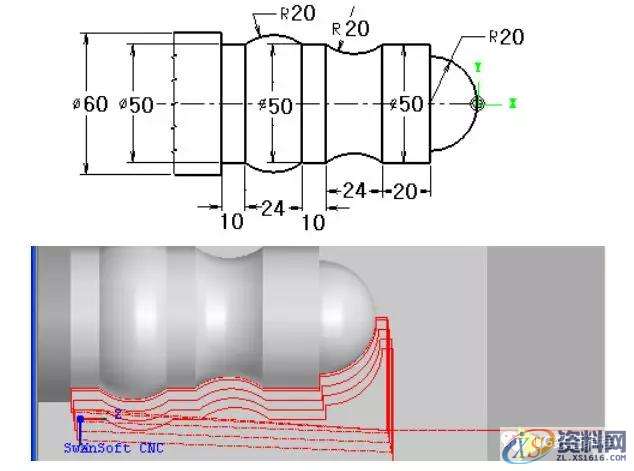 CNC数控编程：数控车床铣床编程方法及加工实例分享,数控,实例,第4张