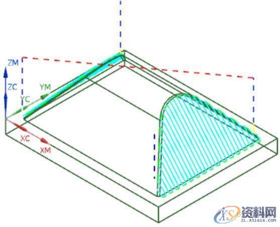 UG编程固定轴曲面轮廓铣区域工序子类型的使用方法,曲面,第9张