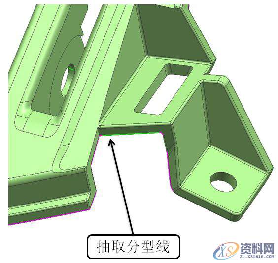 UG模具设计：高低落差位大的产品如何分模,实体,设计培训,拉伸,分型,第3张