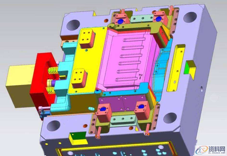能轻松搞定这些模具结构的，绝对是大师级别的！,精雕,模具设计,模具,第29张
