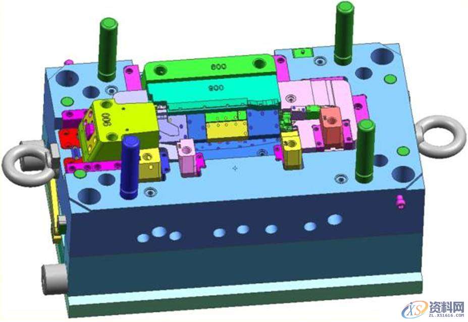 经典模具设计结构，行位内下顶针,设计培训,培训,培训学校,产品,第13张