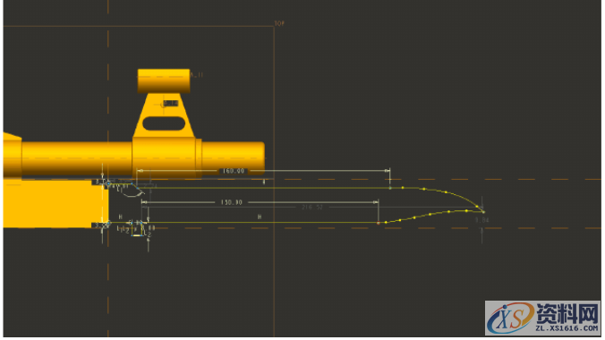 用UG画AK47刺刀PROE建模造型详细步骤有草图,设计培训,培训,横沥镇,培训学校,第24张