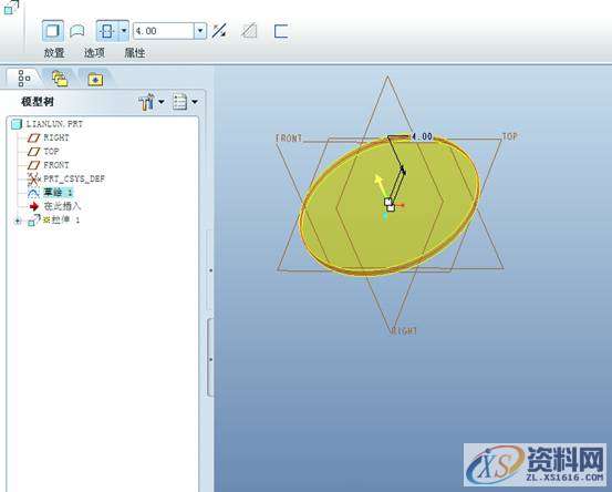 利用Pro/E软件设计建模链轮的方法,利用Pro/E建模链轮的方法,参数,圆弧,第3张