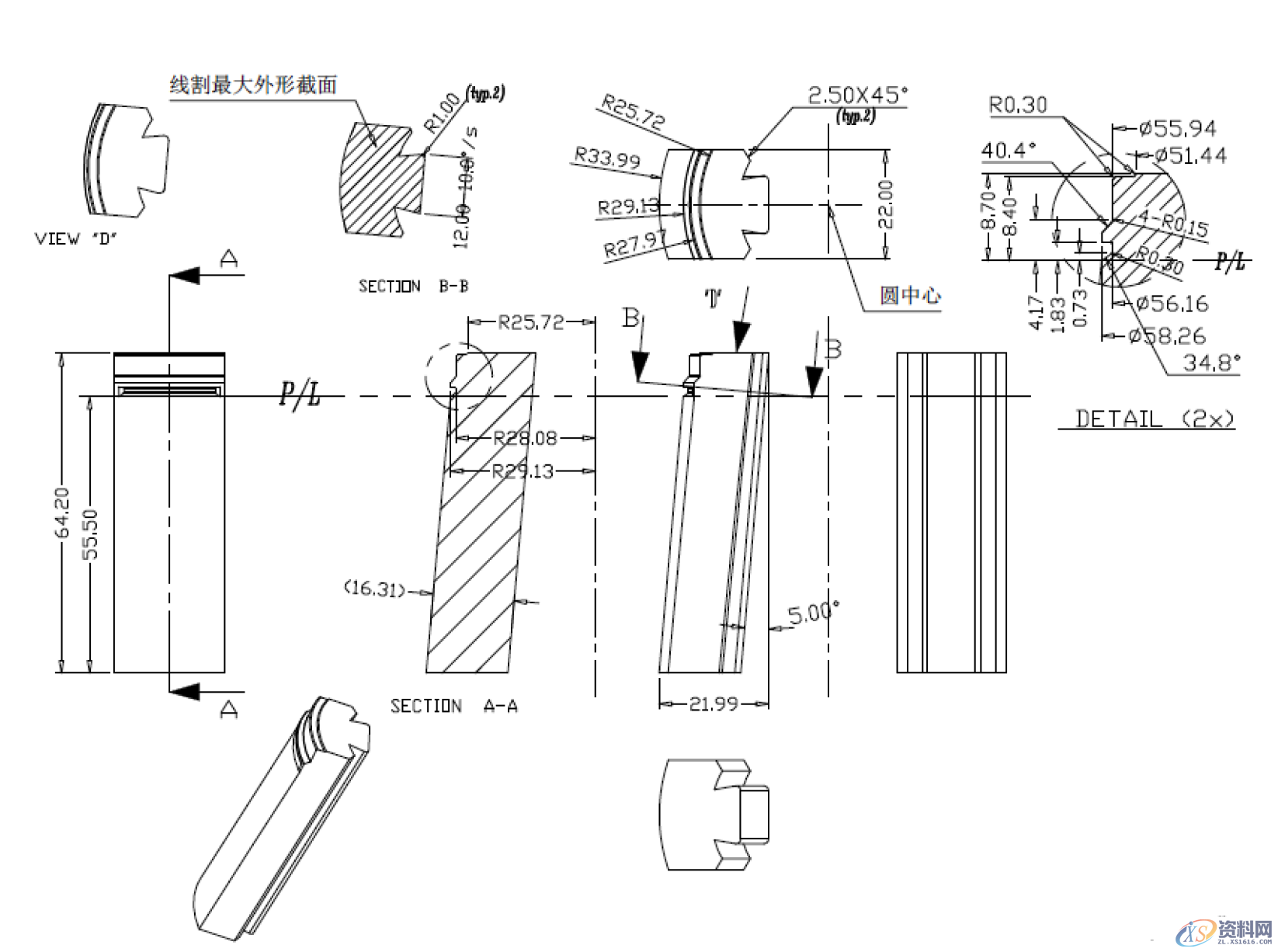 塑胶模具设计：大瓶盖特殊斜顶注塑模设计方法,模具设计,塑胶,第8张
