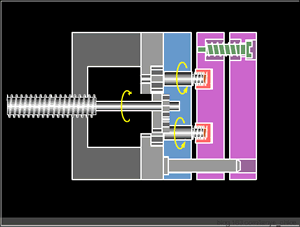 模具设计之脱螺纹机构 动画大拆解,模具设计,螺纹,机构,第2张