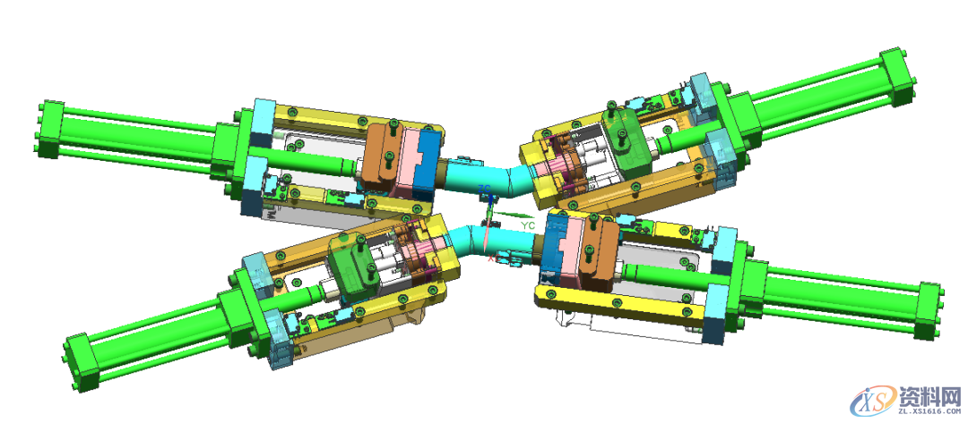 塑胶模具设计：巧夺天工的吸尘器弯管模具结构剖析,模具设计,第5张