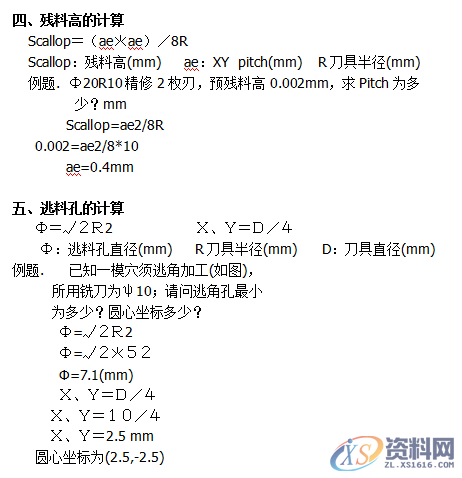 CNC加工中心常用计算公式,公式,常用,计算,第3张