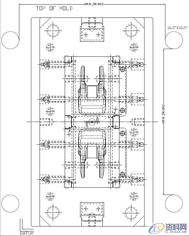 出口模具注塑设计：轿车的后座滑道盖注塑模具设计总结经验 ...,注塑,模具设计,第5张